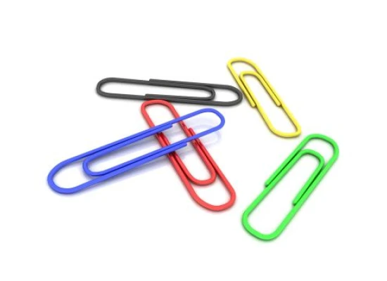 Colored Paper Clips 3cm